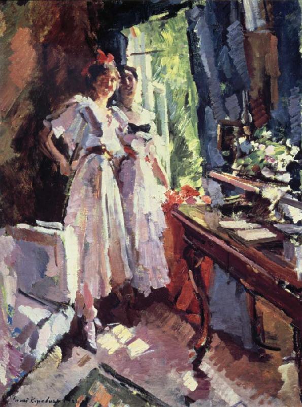 Konstantin Korovin Beside the open window